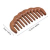 Baluue Wooden Wide Tooth Comb for Scalp Massage Natural Hair