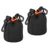 PATIKIL Camera Lens Bag, 2 Pcs 3" ID x 3.9"