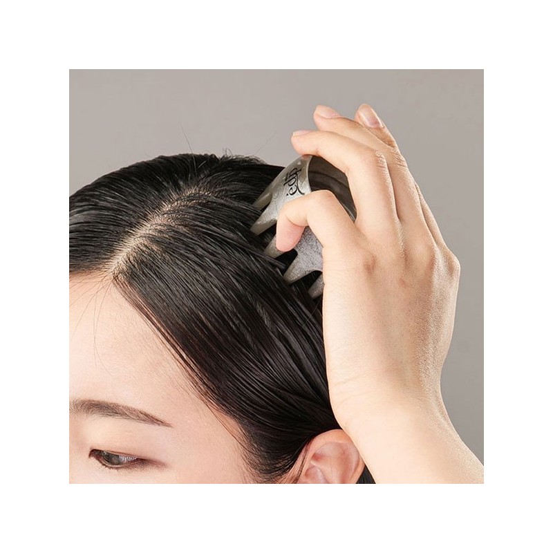 Cheongdam Emerald Crown Gua Sha Massager Facial Scalp Comb /