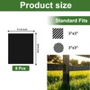 11.8x9.8 Inch Fence Post Protector, Post Saver Sleeve, Mailbox Post