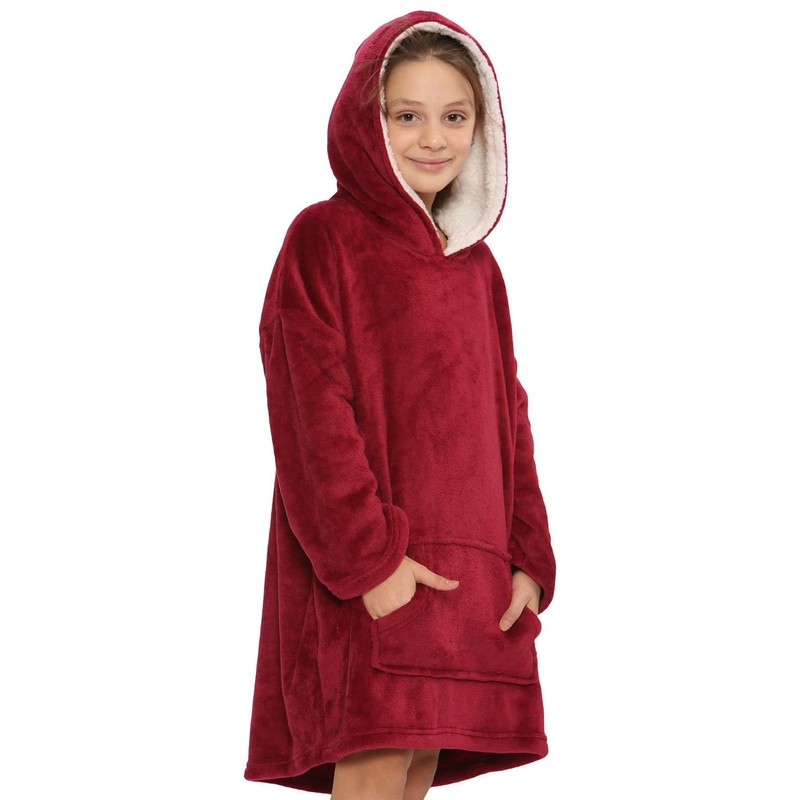 A2Z 4 Kids Girls Boys Oversized Hoodie Snuggle Blanket Super