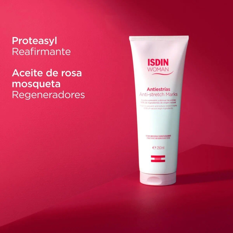 Crema Antiestrías Rosa Mosqueta | Isdin Woman | 250ml