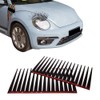 Enteek 3D Car Eyelashes Vinly Sticker Big Long Eye for