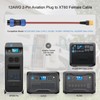 ELFCULB Aviation Plug to XT60 Cable, 12AWG 2FT XT60 Female