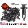 SDeelCase 100 Plastic Rivet Fastener Clip Retainer Screw For Toyota