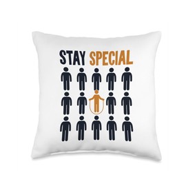 Fitness Jump Rope Gear Apparel Gifts For Beginners Stay Special Speed Skipping Professional Jump Rope Throw Pillow, 16x16, Multicolor