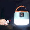 LED Camping Lantern PC Aluminum Alloy Solar Tent Light for