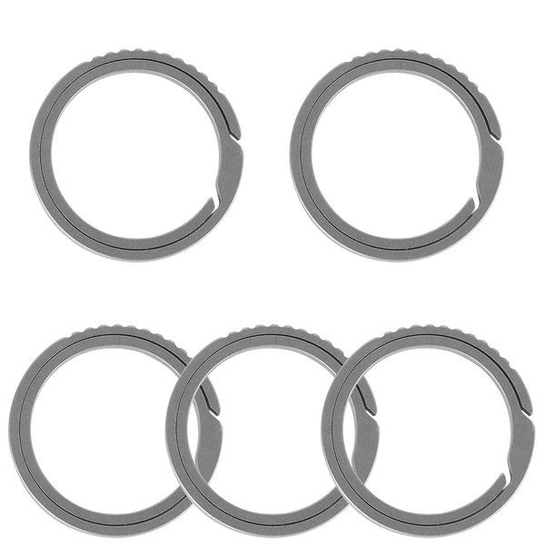 Dubee Titanium Quick Release Keychain: Swivel Detach Key Rings Connector
