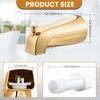 Dreyoo Tub Spout (Universal Fits 1/2" Copper Pipe, 1/2" IPS