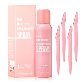 Hair Identifier Spray Set for Women Face Shaving, Body Identifying Spray, Moisturizing Care for All Skin Types With 4 Razors