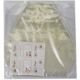 Art Nap AL-18030 Easy Onigiri Pack, Eaten Without Dirty Hands, 30 Pieces, 6.0 x 5.7 inches (15.3 x 14.4 cm), Made in Japan