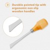 HOBBIESAY 6Pcs Stone Setting Tools Wood Carving Hand Chisel Jewelry