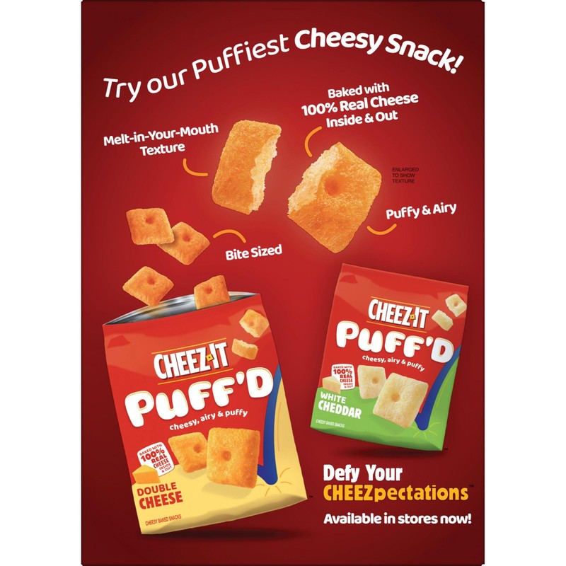 Cheez-It Cheese Crackers, Baked Snack Crackers, Lunch Snacks, Family Size,