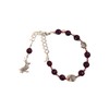 Morrigan Prayer Bead Bracelet in Garnet: Irish Celtic Goddess of