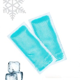 Blue 2-sheet portable attachable cool patch patch-type cool pack cooling cold sensation pack hiking exercise bicycle cold patch steaming 9ea