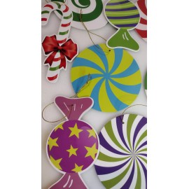 EMPOF Christmas Tree Paper Hanging Decorations Pack of 16 Pcs
