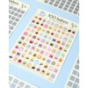 Crumbs by Collette 100 Bakes Scratch Off Poster - a