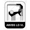 Elring 225.666 Shaft Seal, crankshaft