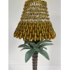 CBK Ltd. Solid Brass Art Wares Palm Tree Tealite Lamp