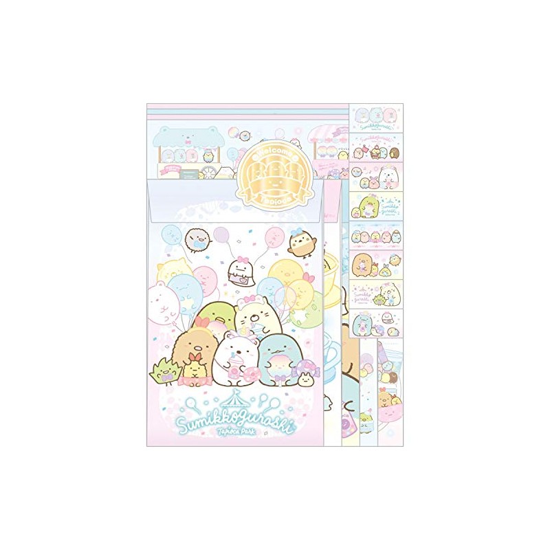 San-X LH70801 Sumikko Gurashi Letter Set