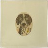 Azeeda 40cm x 40cm 'German Shorthaired Pointer Portrait' Canvas Cushion