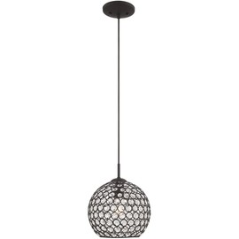 Livex Lighting 40440-04 Black 1 Lt Mini Pendant