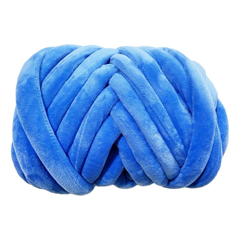 Chunky Yarn Crocheting Length 787.4inch Bulky Yarn Arm Blue
