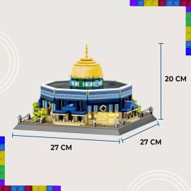 Dome of The Rock Building Blocks Set 900+ Pcs Islamic - Aqsa Muslim Eid Gifts