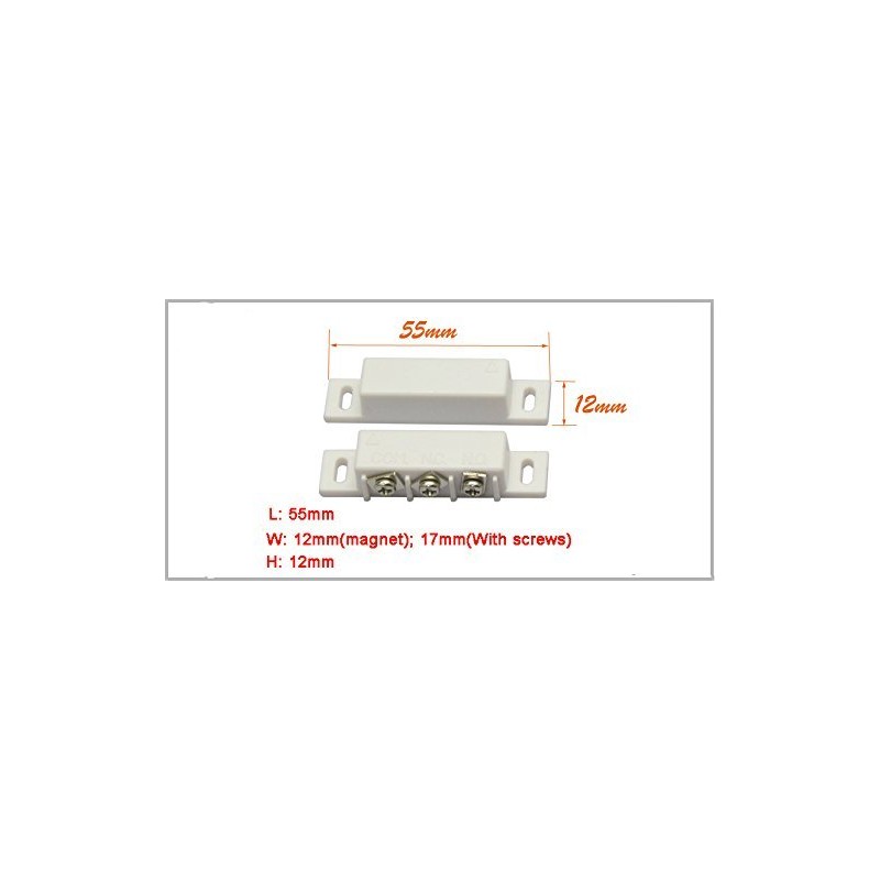 YXQ 3 Sets MC-31B Magnetic Reed Switch Normally Open Closed
