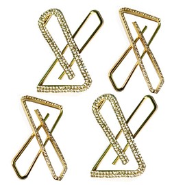 Decorative 4 Pcs Brooch Saree Pins,Safety Pin for Costume Accessory Decoration 2 Different Designs.