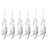 6PCS Bird Repellent Reflector Silver Spiral Bird Repellent Sheet Scare