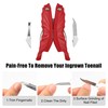 VOCOSTE Foot Clippers Thick Nail Clippers Kit Stainless Steel Sharp