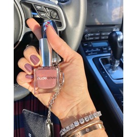 nude envie Nail Polish Glossy Shine Finish - Cruelty-Free -10 Free Nail Lacquer Long Wear Formula (Reckless)