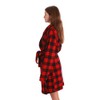 Just Love Printed Plush Robe for Women 4617-10195-RED-L