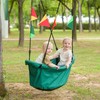 Large Platform 53'' RPET Boat-Shaped Swing, Canoe Tree Swing for