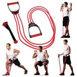 Versatile Resistance Cable System Full Body Workout Home Gym Equipment Fitness