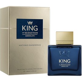 Banderas Antonio Perfumes - King of Seduction Absolute - Eau de Toilette for Men - Long Lasting - Fresh, Masculine and Elegant Fragance - Woody and Moss Notes - Ideal for Day Wear - 3.4 Fl Oz