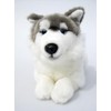 Plush Toy Dog Husky – Lying Down – 30 cm