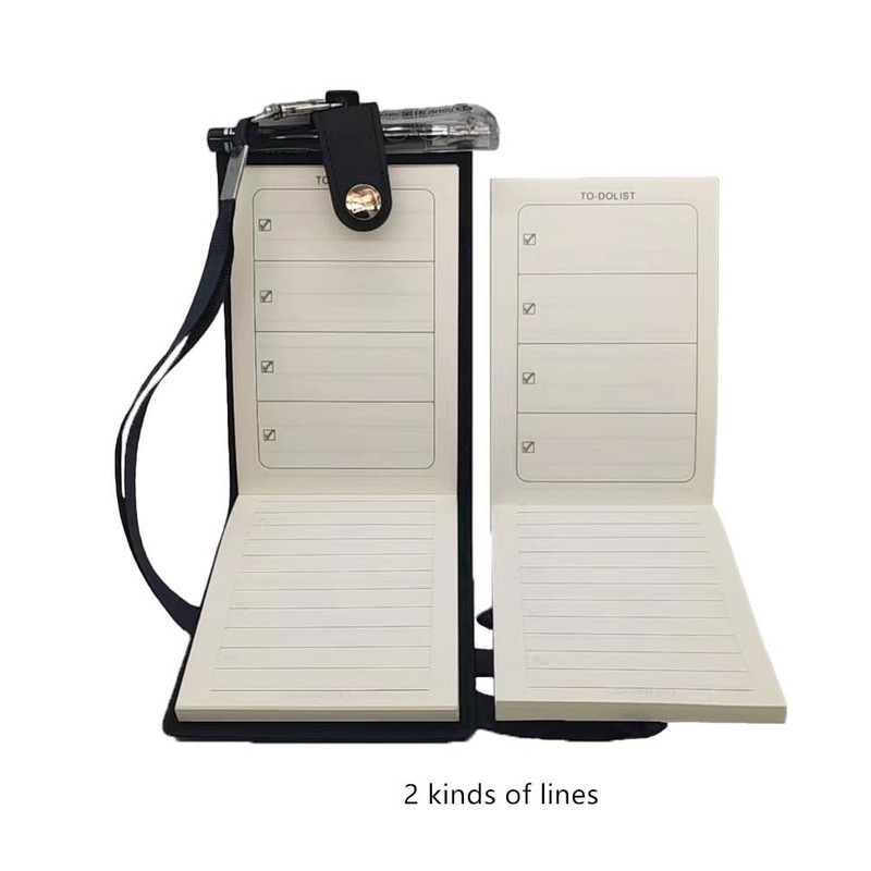 Teanea Refillable Small To Do List Notepad with Lanyard and