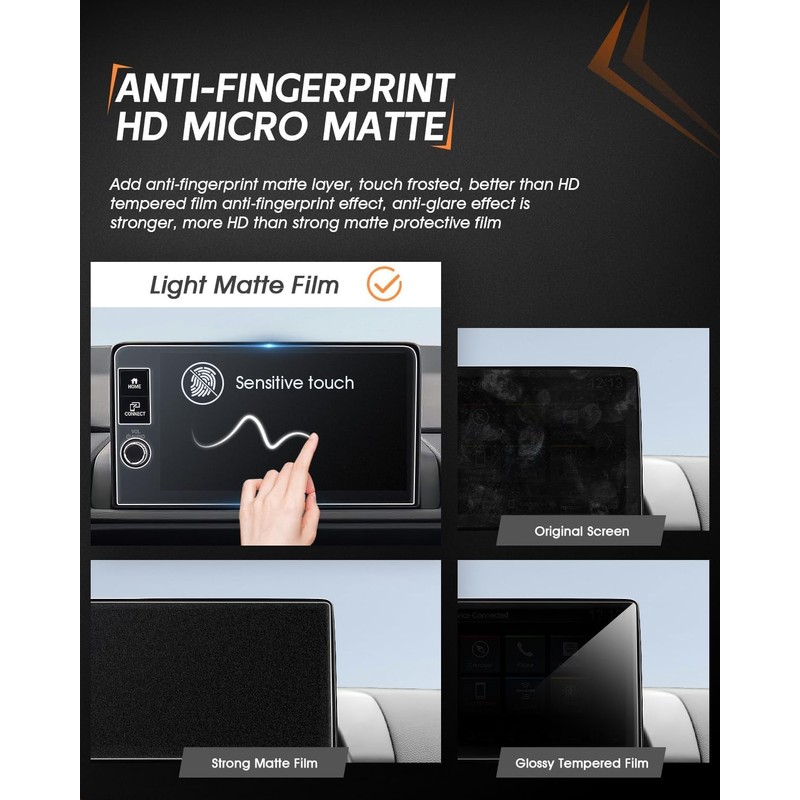 CDEFG Matte Anti Glare for 2026 Honda HR-V Screen Protector,