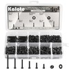 780Pcs M2 Nuts and Bolts Set, Black Hex Socket Head