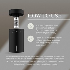 Scentiment Hotel Diffuser Oil Discovery Kit | Inspired by Five-Star & Luxury Hotel Scents | Aromatherapy Oils with Notes of Cardamom, Tuscan Leather, and Sandalwood (20ml, Top 3 Scents)