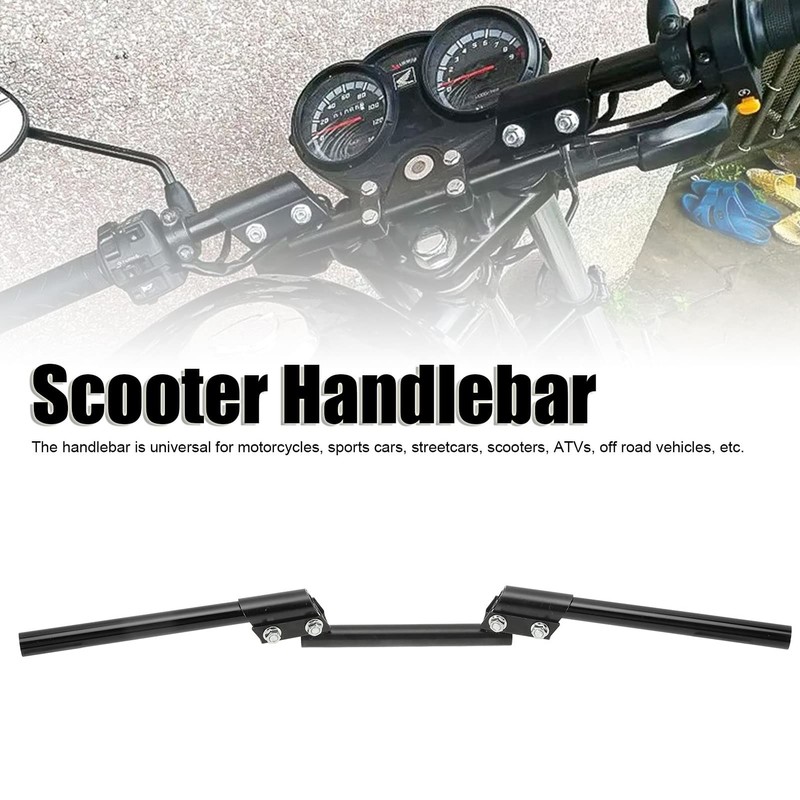 Tomotato Motorcycle Handlebar 22 mm, Universal Adjustable Scooter Handlebar for