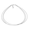 Choker Stainless Steel 3 Rows Stainless Steel, Stainless Steel, None