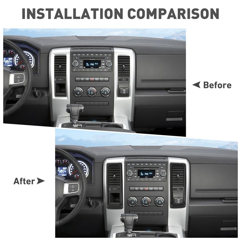 HTHE Dash Air Conditioning AC Ring Vent Cover Trim Compatible