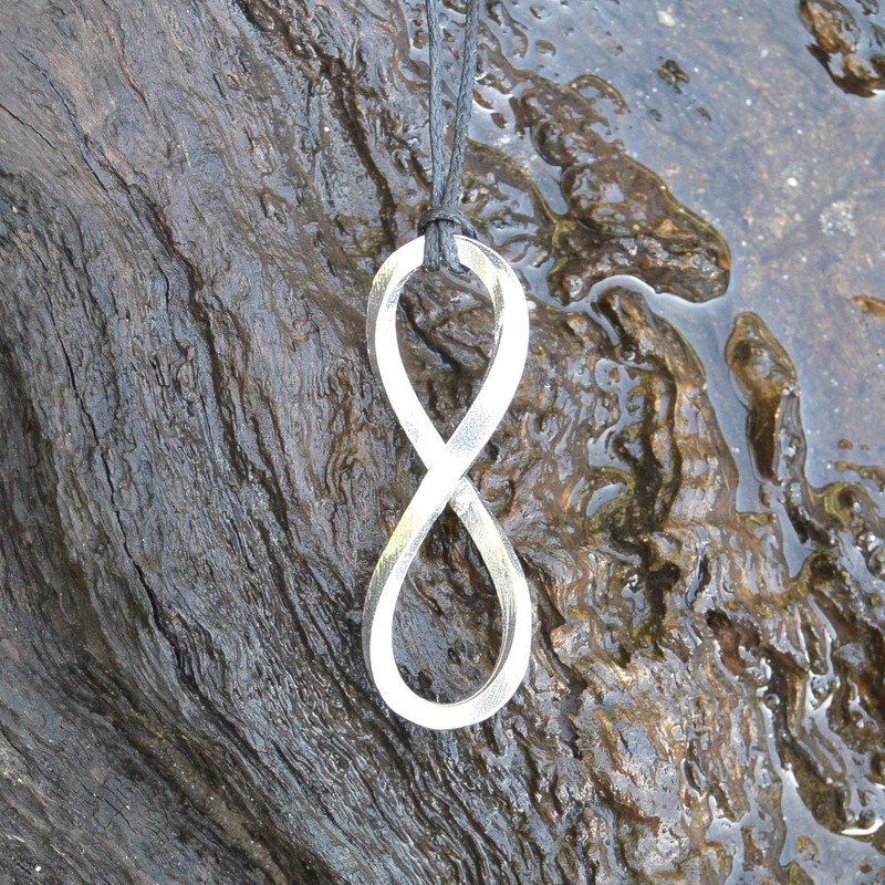 William Sturt Infinity Pendant Infinity Loop Necklace Handmade in Fine