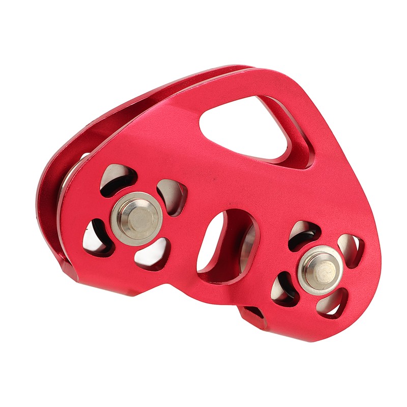 Mountaineering Climbing Double Axle Double Zip Line Trolley Steel Rope