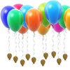 SOL SOL 24pk Helium Balloon Weights - Gold Plastic Party