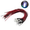20pcs Pre Wired 5mm Bright White Led Lamp Light Set
