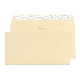 Blake Premium Business DL 110 x 220 mm 120 gsm Peel & Seal Wallet Envelopes (95255) Vellum Laid - Pack of 50